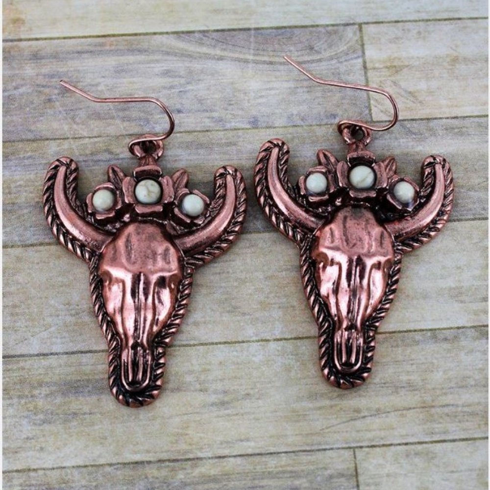 Steer Longhorn Earrings